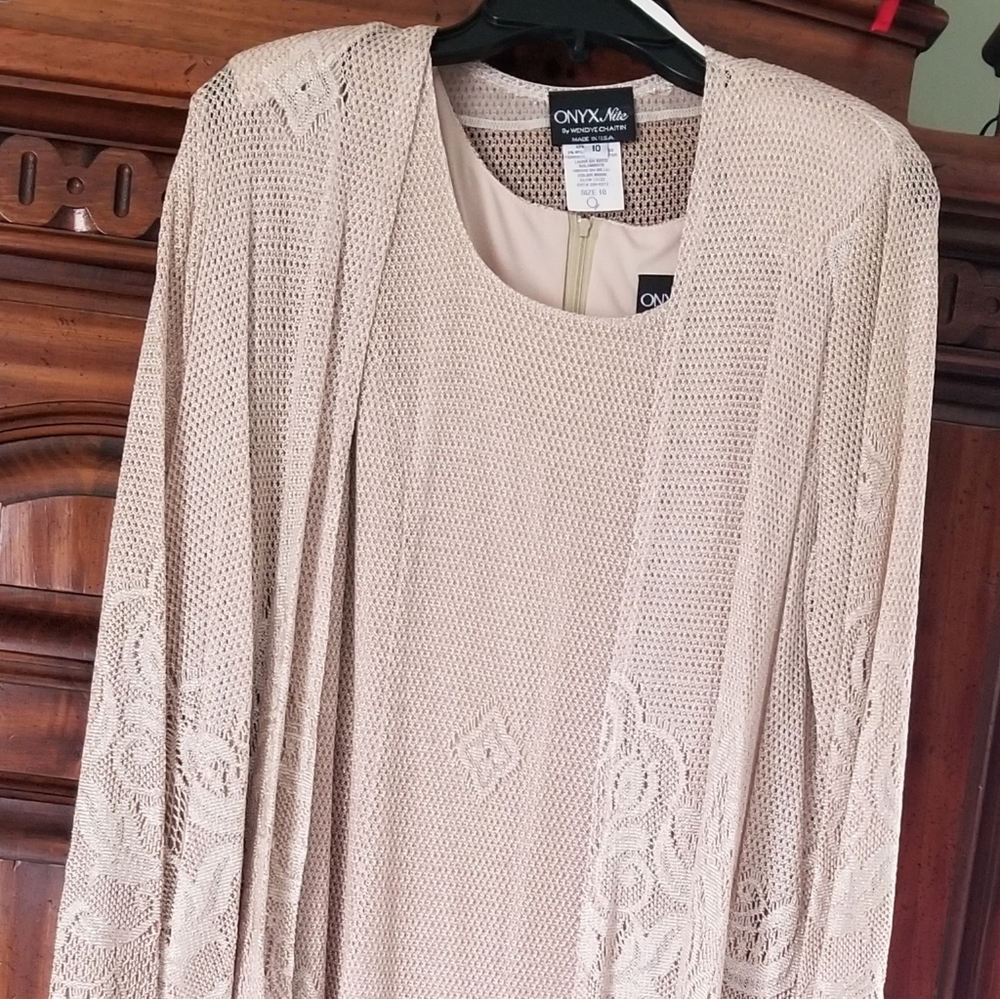Dress with matching jacket
